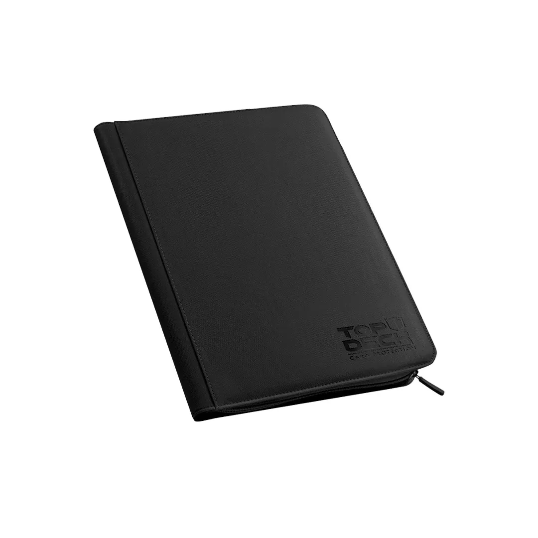 Carpeta Premium | Para 360 cartas (9 bolsillos por cara - carga lateral) - Varios Colores y con cierre - Top Deck